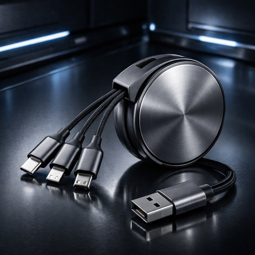 CB-002 retractable 3-in-1 cable series