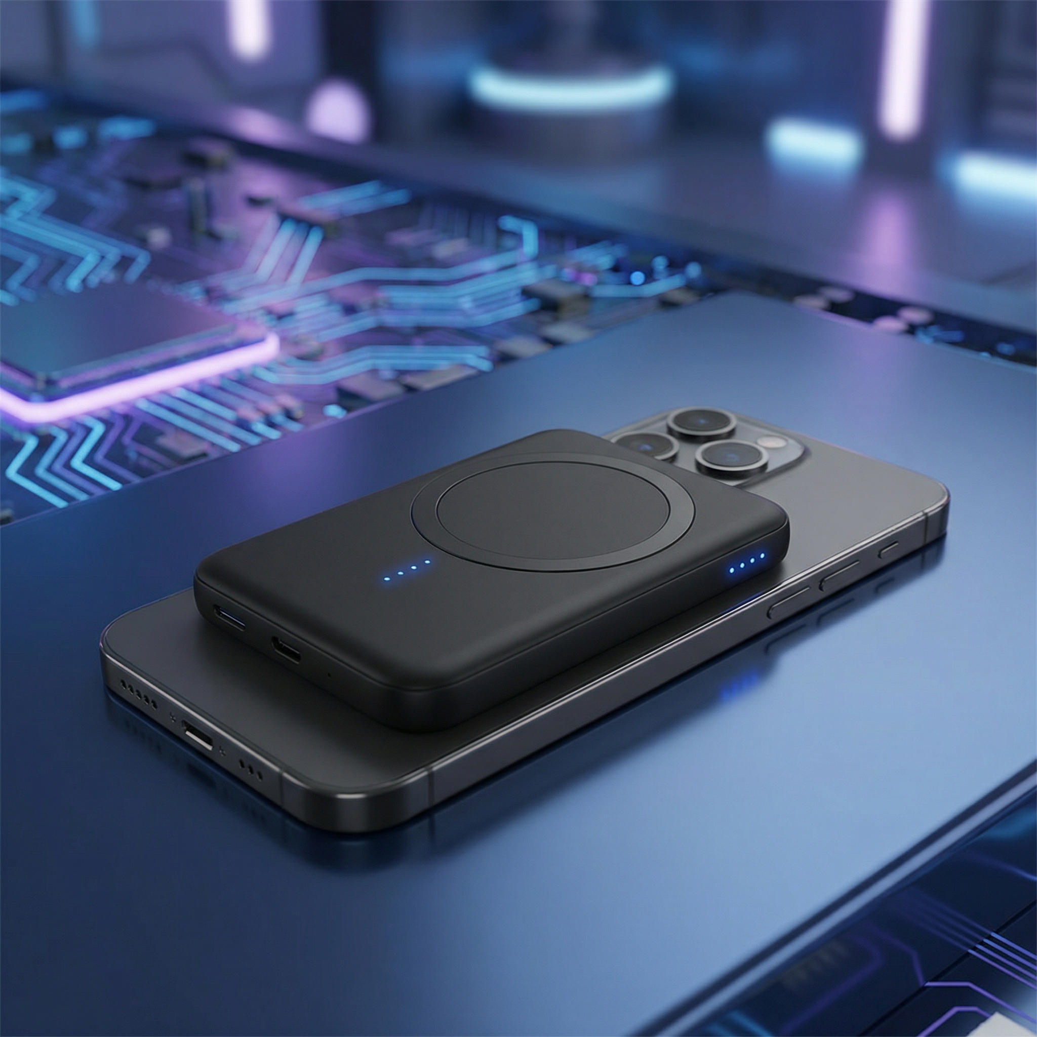 PB-002 magnetic wireless power bank series