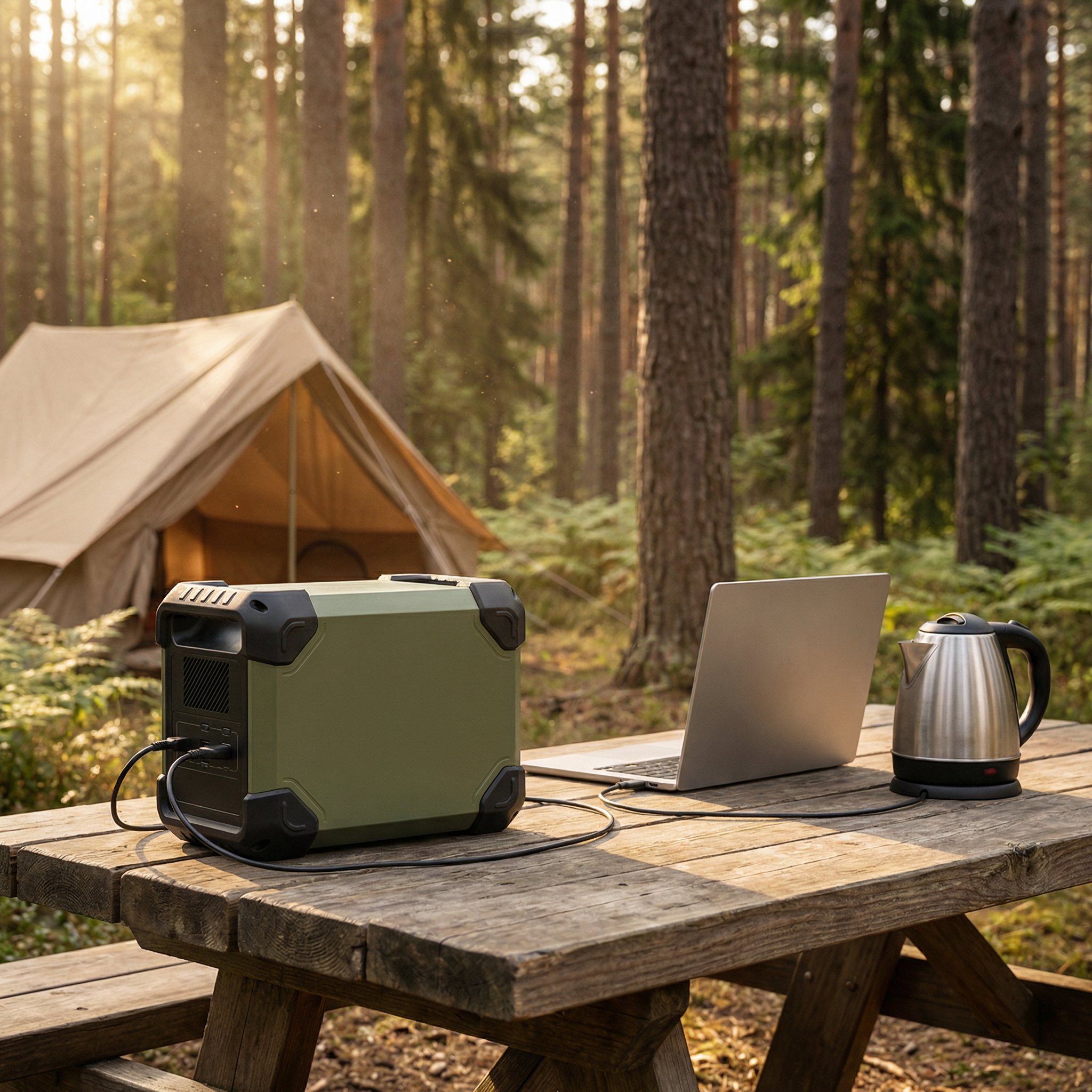 Outdoor energy storage station